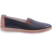 DGN P37-22Y Siyah Lazerli Soft Anatomıc Footwear Kadın Deri Ayakkabı