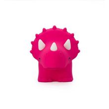 Dhink Triceratops Silikon 14x12x17 cm Pembe Gece Lambası