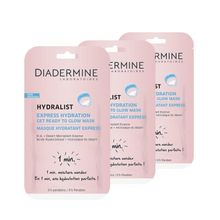 Diadermine Hydralist Express Hydration 3x8 ml Nem Maskesi