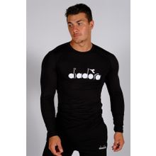 Diadora TSRT-ZN Siyah Uzun Kollu Erkek T-shirt