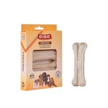 Dibo Beyaz Press 4'lü 30-35 gr 10 cm Kemik Köpek Ödülü