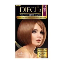 Dieci "10 Kit Saç Boyası 7.4 Kumral Bakır