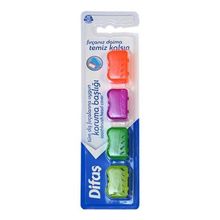 Difaş 4'lü Paket Diş Fırçası Koruma Başlığı