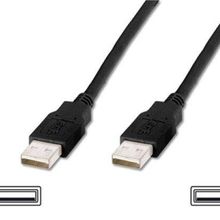 Digitus AK-300101-018-S 1.8 m USB 2.0 to USB 2.0 Erkek-Erkek AWG28 USB 2.0 Kablo