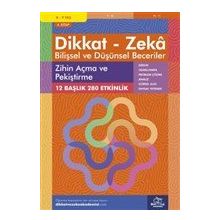 Dikkat ve Zeka Akademisi Yayınları - 8-9 Yaş Dikkat - Zeka Bilişsel ve Düşünsel Beceriler 4. Kitap - Zihin Açma ve Pekiştirme