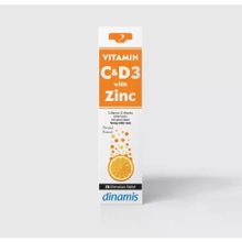 Dinamis Vitamin C D3 Zinc 20 Efervesan Tablet