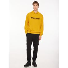 Discovery Expedition D3WM-SWT28 Hardal Kapüşonlu Nakışlı Erkek Sweatshirt