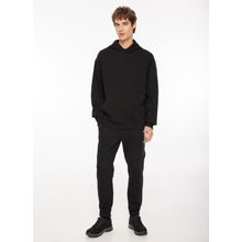Discovery Expedition D3WM-SWT28 Siyah Kapüşonlu Nakışlı Erkek Sweatshirt
