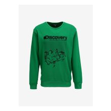 Discovery Expedition D3WM-SWT39 Yeşil Bisiklet Yaka Erkek Sweatshirt