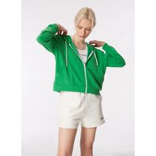 Discovery Expedition D4SL-SWT3029 Yeşil Kadın Kapüşon Yaka Relaxed Fit Sweatmont