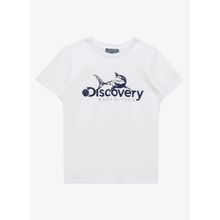 Discovery Expedition D4SU-TST 3300 Kırık Beyaz Baskılı Unisex T-Shirt