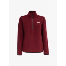 Discovery Expedition D4WL-SWT3929 Bordo Kadın Dik Basic Düz Polar Sweatshirt