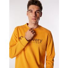 Discovery Expedition D4WM-SWT3225 Hardal Erkek Bisiklet Relaxed Baskılı Sweatshirt
