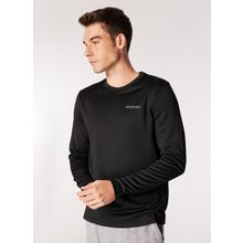 Discovery Expedition D4WM-TST3275 Siyah Erkek Bisiklet Relaxed Düz Uzun Kollu T-Shirt