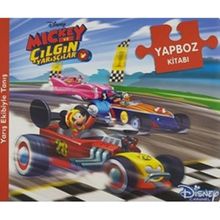 Disney Mickey Mouse ve Çılgın Yarışçılar - Yapboz Kitabı - Kolektif