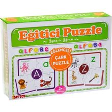 Dıy Toy 7197 Alfabe Çark Puzzle