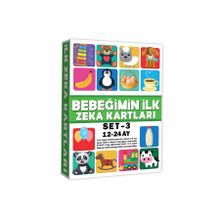 Dıy Toy Eğitici Kartlar 12-24 Ay Erken Eğitim Zeka Kartı