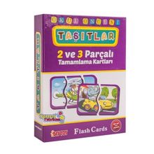 Diytoy 7192 Taşıtlar Okul Öncesi Kartı