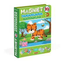 Diytoy Puzzle Magnetiq IQ Hayvan Tamamlama Kartları