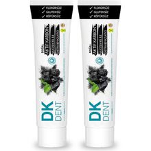Dk Dent Aktif Karbonlu Florürsüz 2x75 ml Doğal Diş Macunu