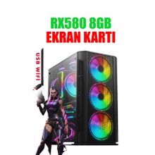 Dmc N242 (PUBG,GTA 5) I7 2600 16GB RAM,512gb Ssd,RX580 8GB 256BİT,0yuncu Masaüstü Bilgisayar