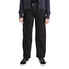 Dockers High Waist Jean Cut Straight Fit Siyah Kadın Pantolon
