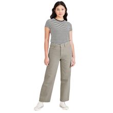 Dockers High Waist Jean Cut Straight Fit Yeşil Kadın Pantolon