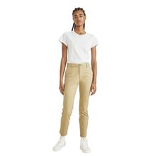 Dockers Weekend Bej Chino Skinny Fit Kadın Pantolon