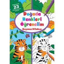 Doğadaki Renkleri Öğrenelim - Boyama Kitabım - İş Bankası Kültür Yayınları