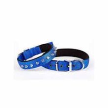Doggie 2.5x37-45 cm Royalblue Konfor Dokuma Çivili Boyun Tasması