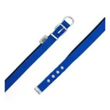Doggie 2x140 cm - Royal Blue Konforlu Dokumadan El Yapımı Köpek Gezdirme Kayışı