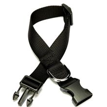 Doggie Ayarlanabilir Özellikli Dokumadan El Yapımı Siyah 2.5x40-50 cm Köpek Boyun Tasması