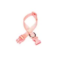 Doggie Ayarlı Dokuma Pembe 1.5x35 cm Köpek Boyun Tasması