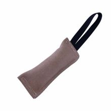 Doggie Bej 6x25 cm Deri Eğitim Köpek Isırma Yastığı