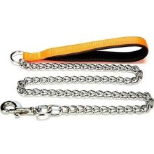 Doggie Comfort Dokuma 3.5x110 cm Medium Turuncu Köpek Gezdirme Tasması