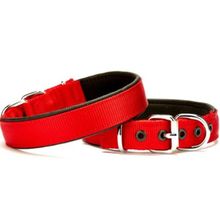 Doggie Comfort Dokuma Metal Desenli Köpek 2,5x42-50cm Kırmızı Boyun Tasması