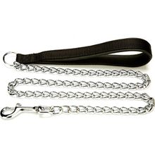 Doggie Comfort Dokuma Saplı Siyah 3.0x110 cm Zincirli Köpek Tasması