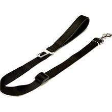 Doggie Dokumadan El Yapımı Emniyet Kemerli Siyah 2.5x80-120 cm Köpek Gezdirme Aparatı