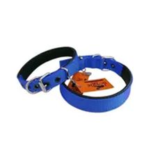 Doggie DSBT 2510 L Dokuma Softlu Mavi Köpek Boyun Tasması