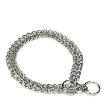 Doggie Eğitim Serisi Çift Boğma Zincirli Gri 2.5x35-40 cm Köpek Boyun Tasması