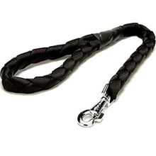 Doggie El Yapımı Örgülü Siyah 3x100 cm Köpek Gezdirme Kayışı