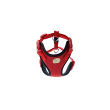 Doggie Havalı Dokuma Kırmızı 1.5x40-50 cm Köpek Göğüs Tasması