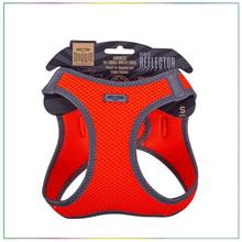Doggie Havalı Dokuma Turuncu S 32-38 cm Reflektör Serisi Küçük Irk Köpek Göğüs Tasması