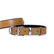 Doggie Konfor Deri Camel Medium 2.5x37-45 cm Köpek Boyun Tasması