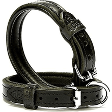 Doggie Konfor Deri Siyah 1.5x20- 25 cm Köpek Boyun Tasması