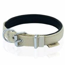 Doggie Konfor Dokuma Köpek Boyun Tasması Haki Medium 3X42-50 cm Tasma