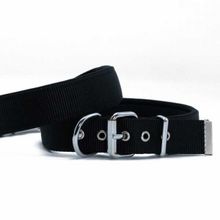 Doggie Konfor Dokuma Siyah 2.5x42-50 cm Köpek Boyun Tasması