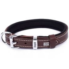 Doggie Konfor Kahve Kemik Desenli 2x35-40 cm Köpek Boyun Tasması