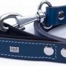 Doggie Konfor Klasik Deri 3x100 cm Royalblue Köpek Gezdirme Tasması