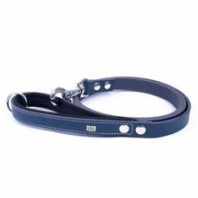 Doggie Konfor Klasik Deri Royalblue 2x140 cm Köpek Gezdirme Tasması